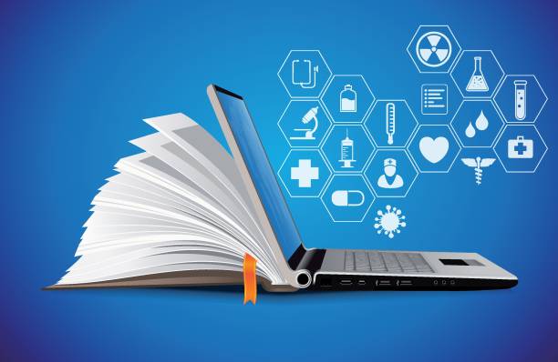 Healthcare knowledge base – medical online repository concept – elearning